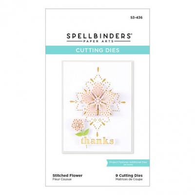 Spellbinders Etched Dies - Stitched Flower